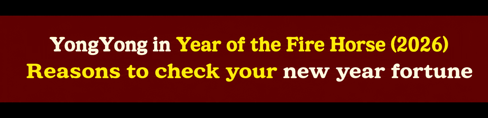 2026 Yearly Fortune Bazi intro 2